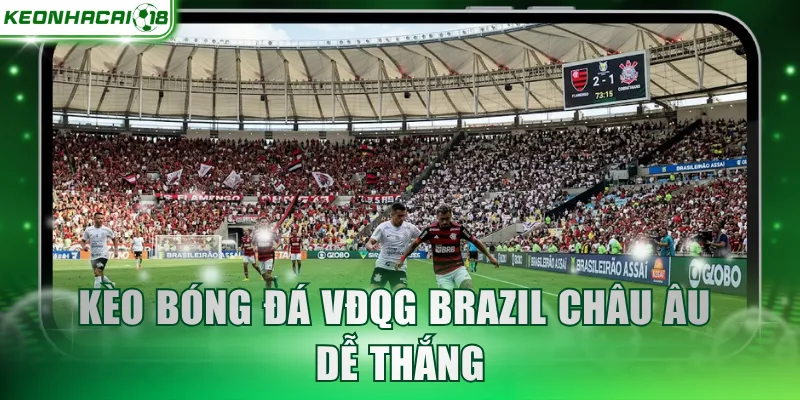 Kèo bóng đá VĐQG Brazil châu Âu dễ thắng